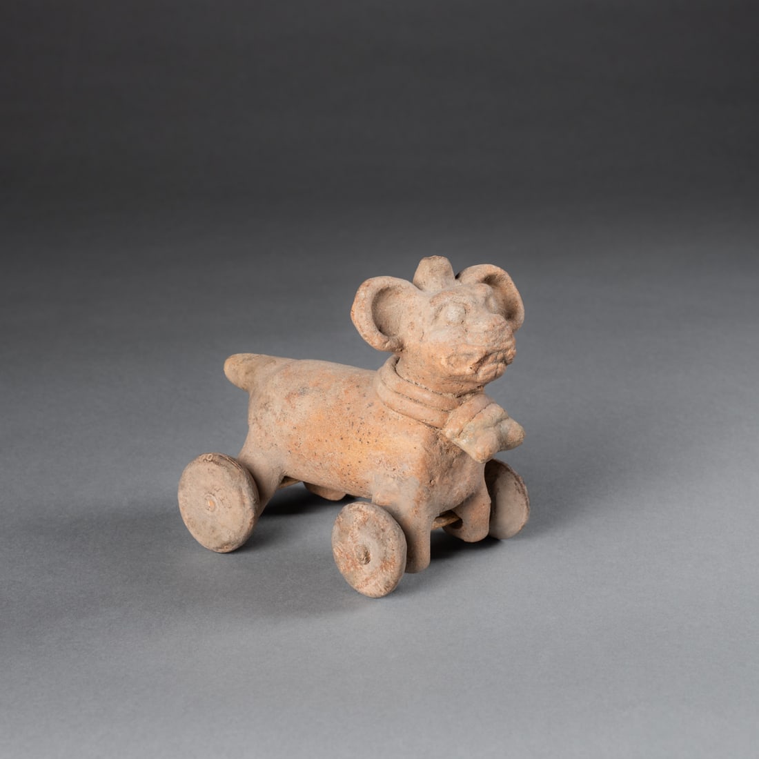 A Pre-Columbian wheeled toy (1 of 5)