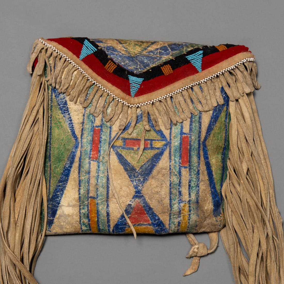 A Crow side-fringed parfleche (1 of 4)