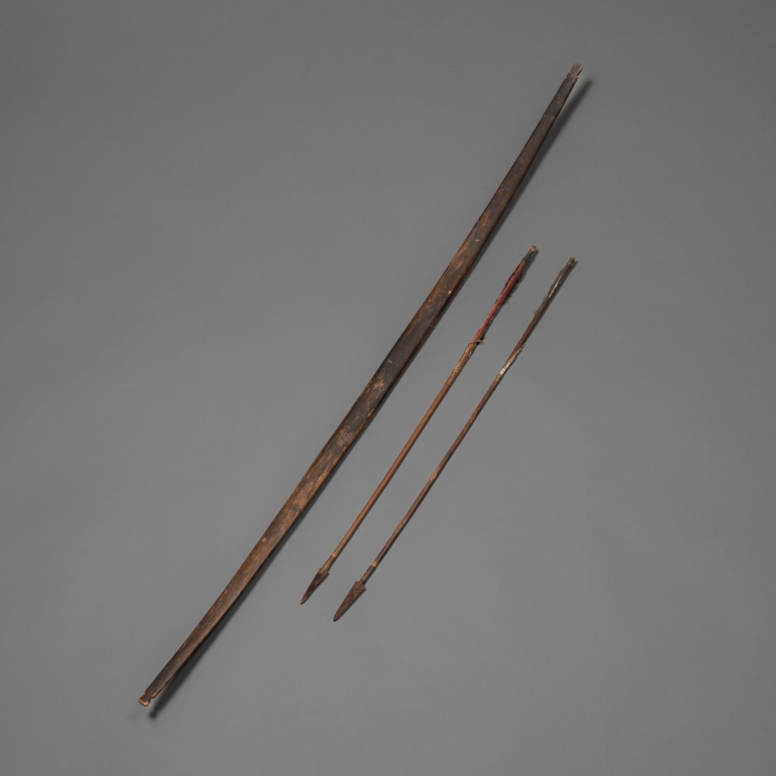 A Plains bow with two arrows - 2