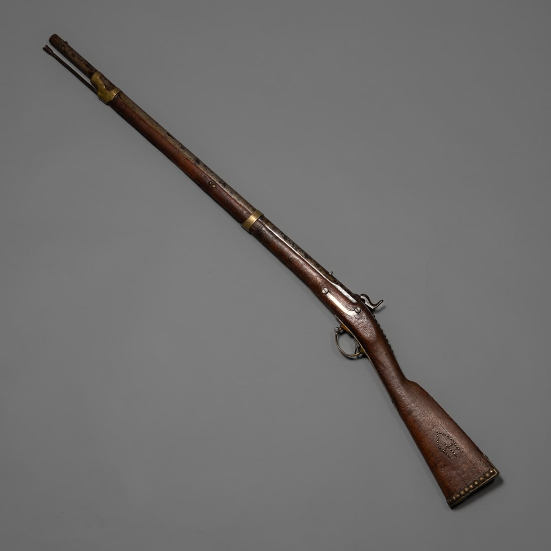 An important Northern Plains Indian trade gun (1 of 6)