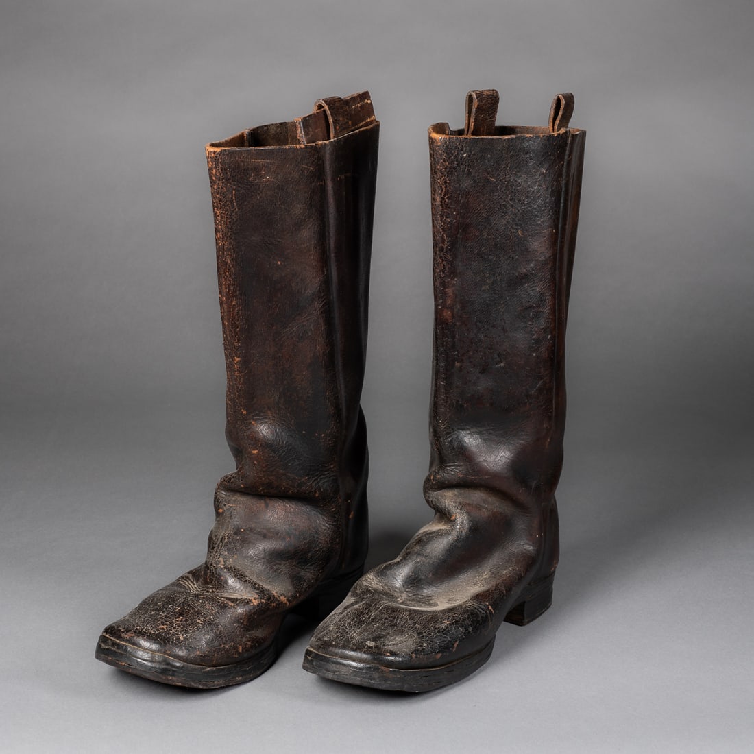 Early Western Cowboy or frontier leather boots - 2