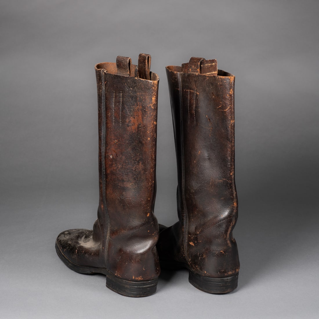 Early Western Cowboy or frontier leather boots - 3