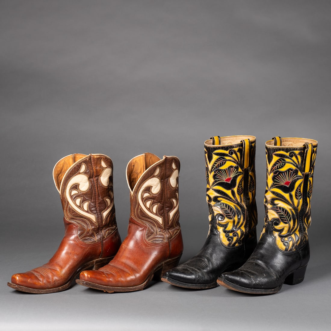 Two pair of cowboy boots (1 of 5)