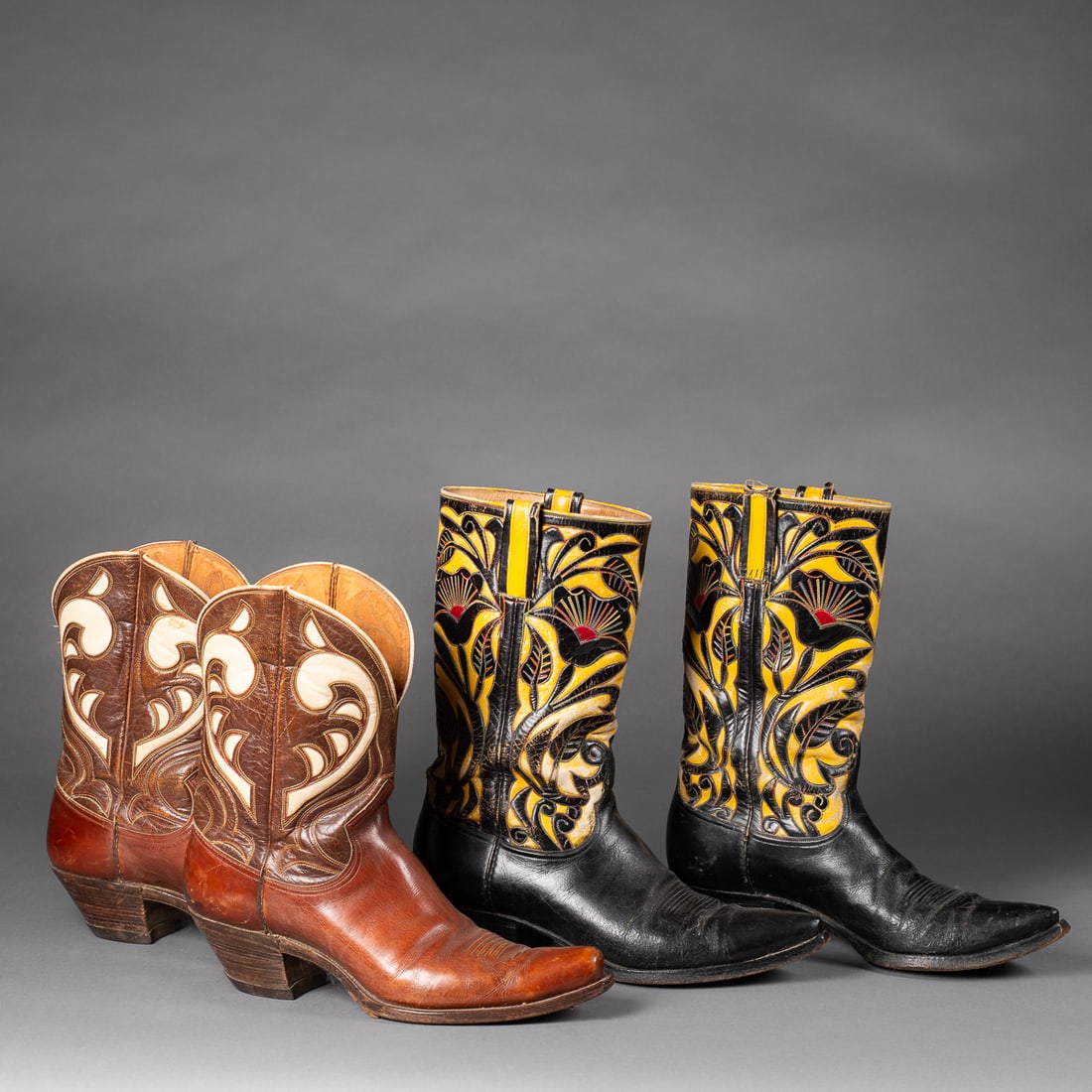 Two pair of cowboy boots - 2