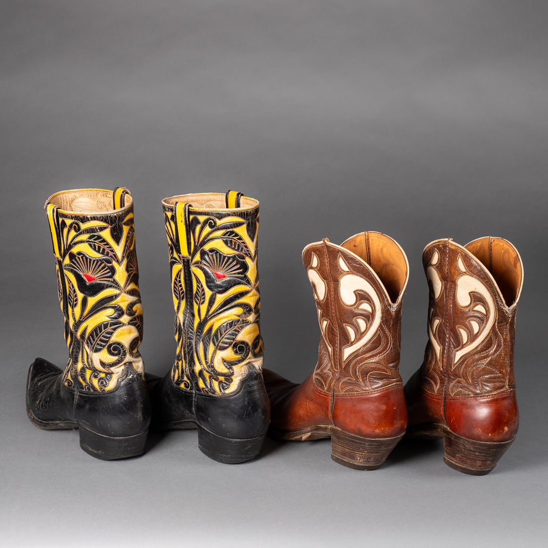 Two pair of cowboy boots - 3