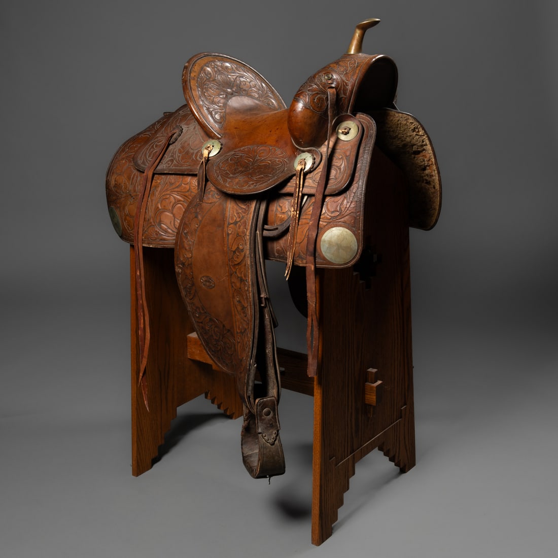 A Western saddle by R.T. Frazer Saddlery (1 of 8)