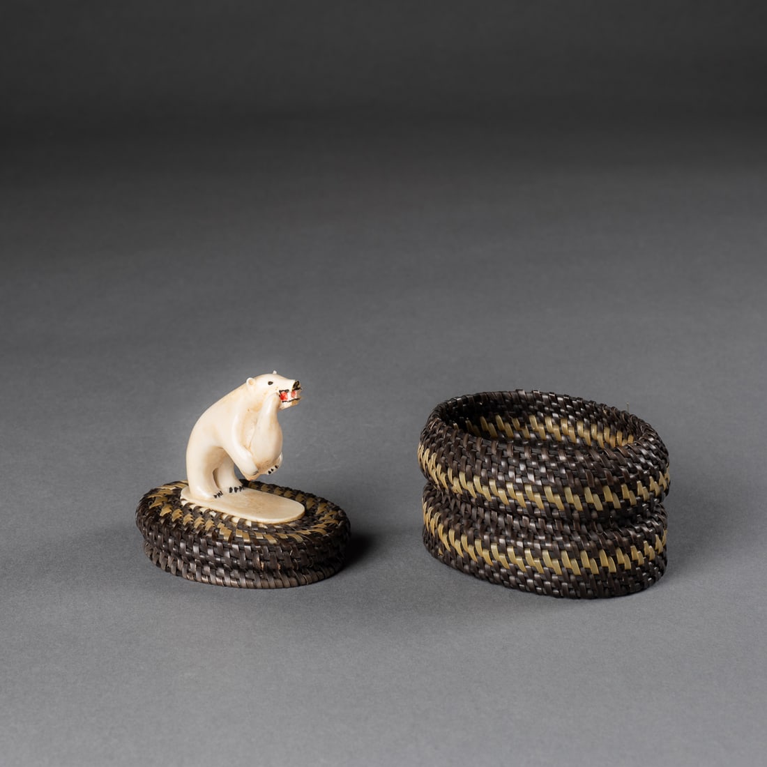 A contemporary Point Hope Baleen basket - 3