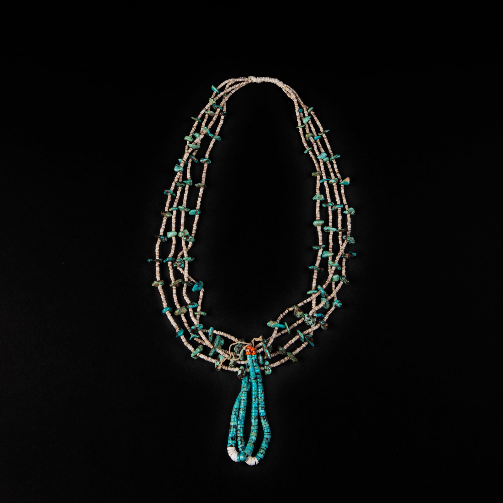 A Pueblo heishi and turquoise necklace (1 of 2)