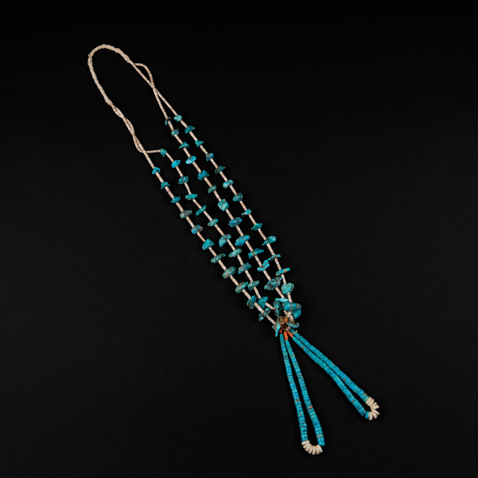 A Pueblo heishi and turquoise necklace (1 of 2)