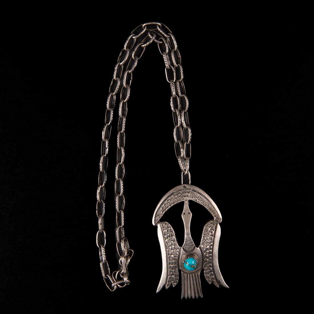 A Navajo (Diné) Peyote bird necklace (1 of 2)