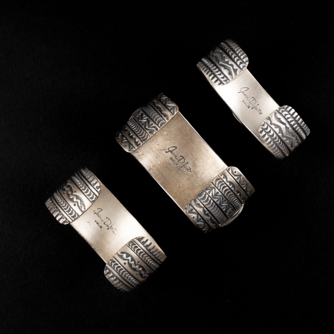 Three June Defauito cuff bracelets - 4