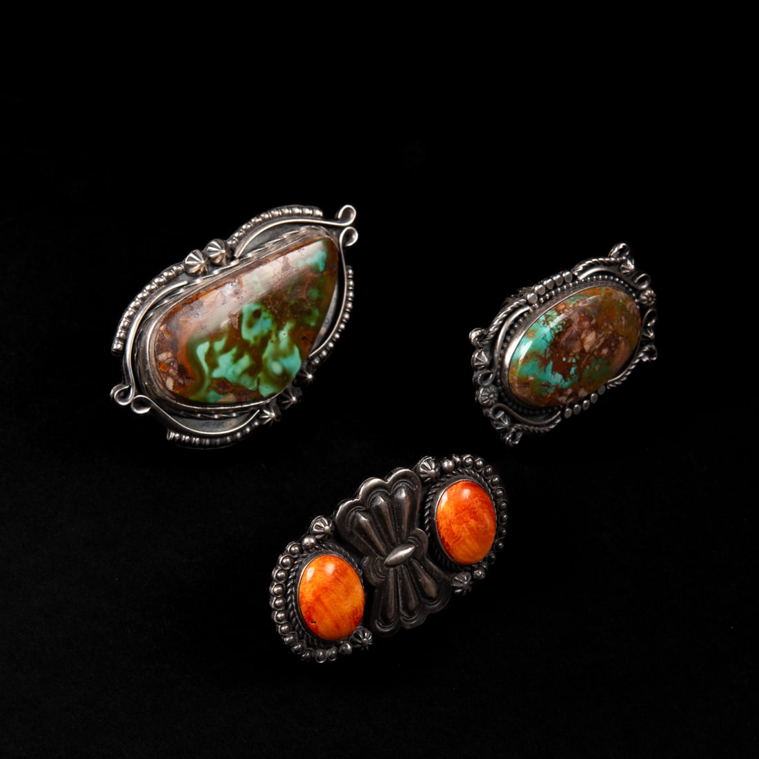 Three Robert Platero rings - 2