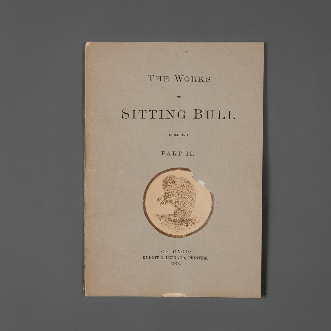 The 1878 Works of Sitting Bull (1 of 2)