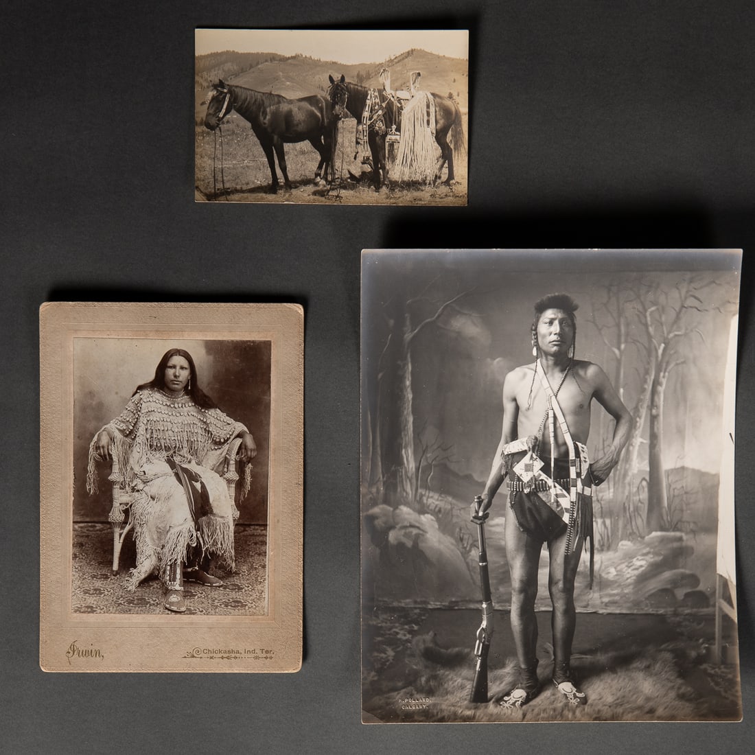 Three photographs of Native Americans (1 of 2)