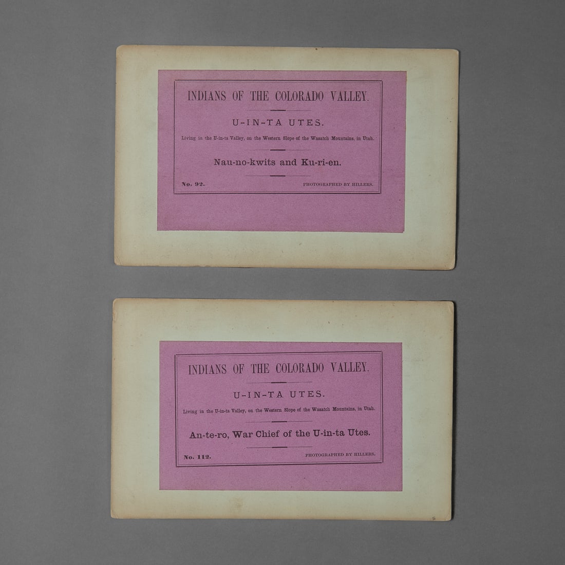 Two Large Stereo views - 2