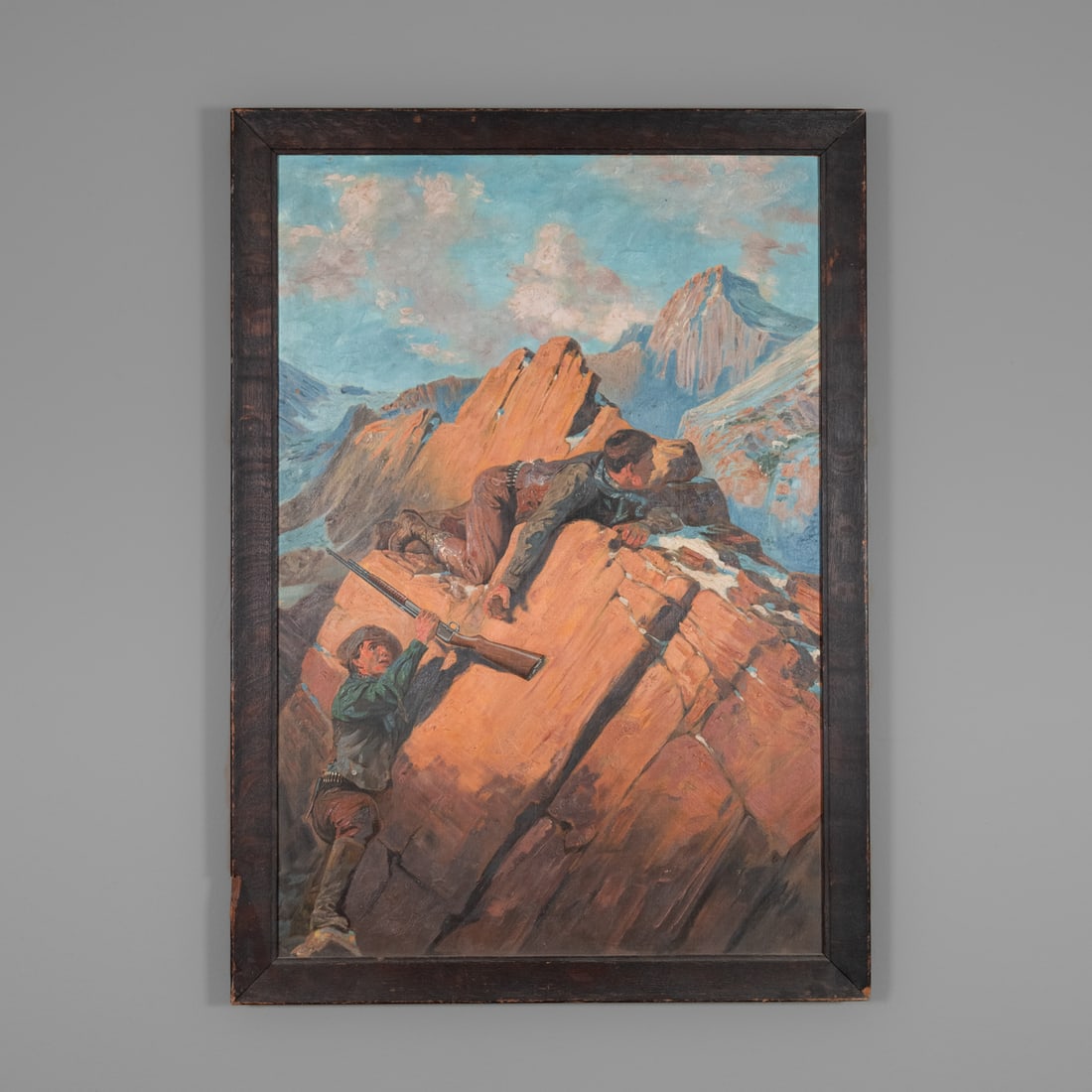 A Western cowboy painting (1 of 3)