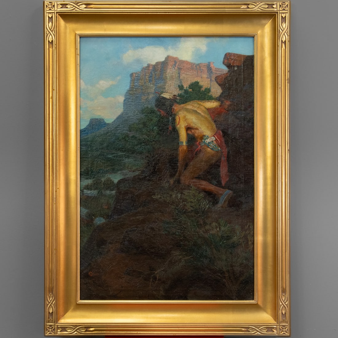 A Harry Edwards oil on canvas (1 of 4)