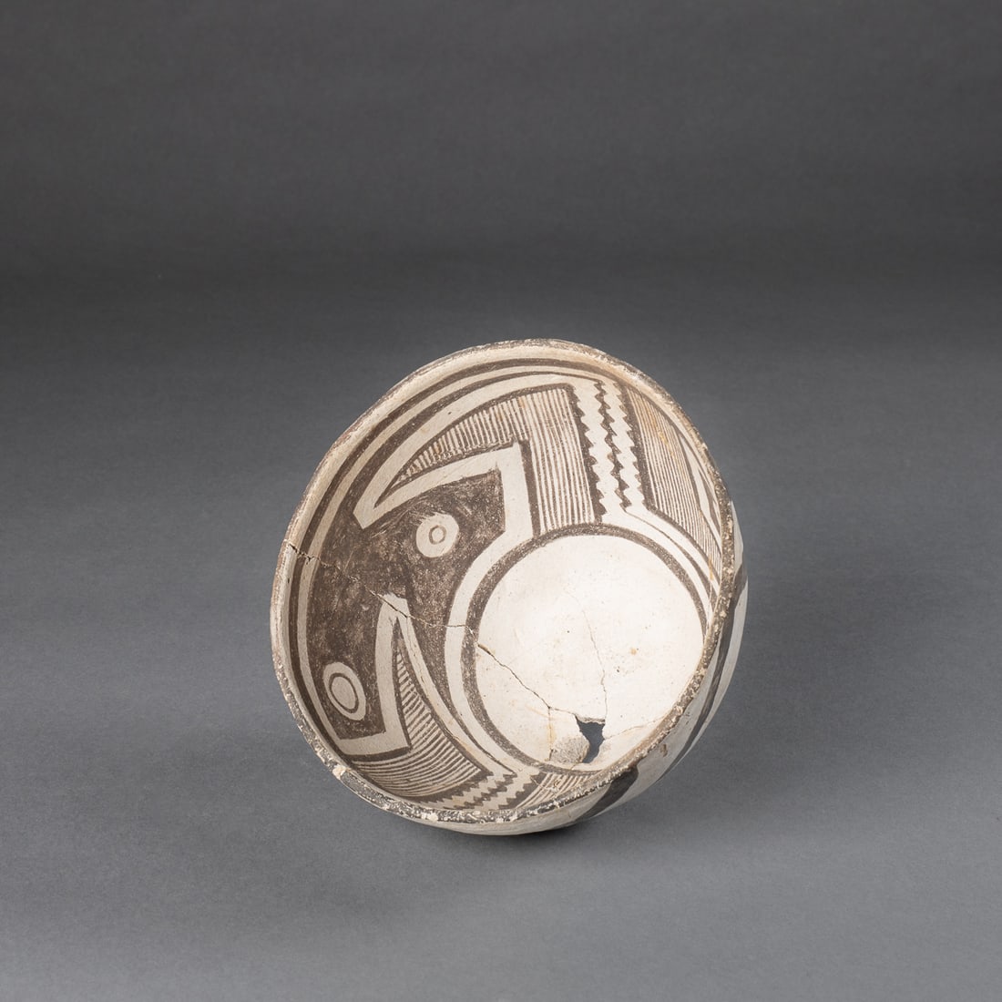 A small Mimbres black-on white bowl (1 of 8)