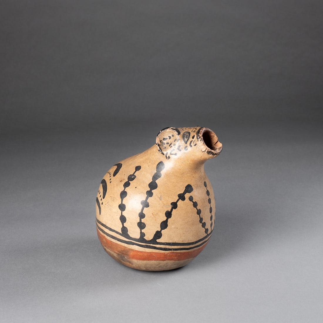 A polychrome Cochiti effigy vessel (1 of 6)