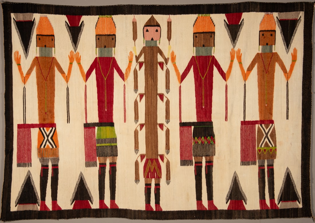 A Navajo (Diné) Yei rug (1 of 8)