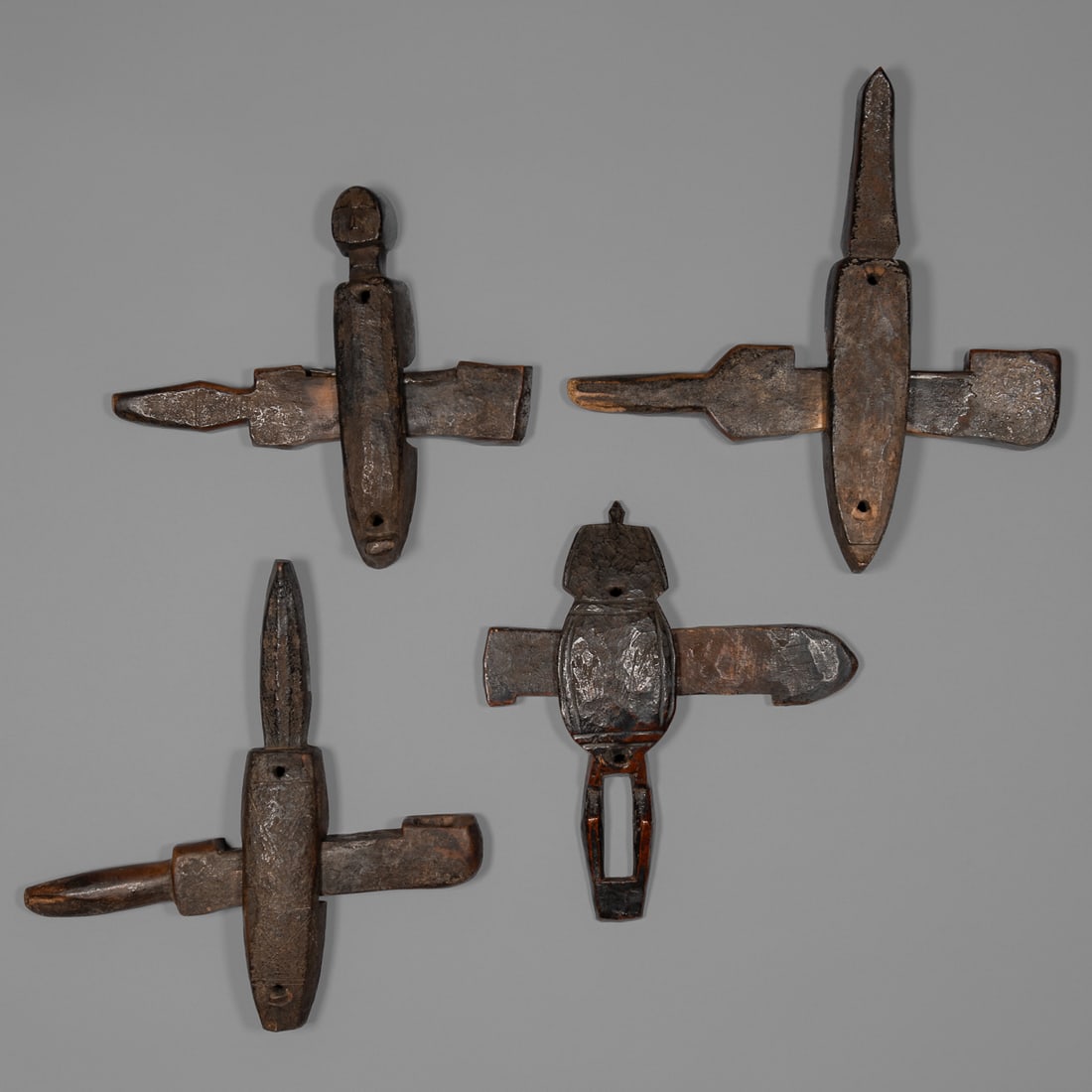 Four Dogon door locks (1 of 4)