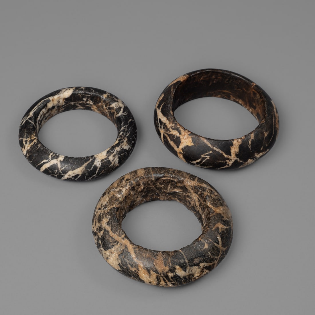 Three stone Dogon bracelets - 4