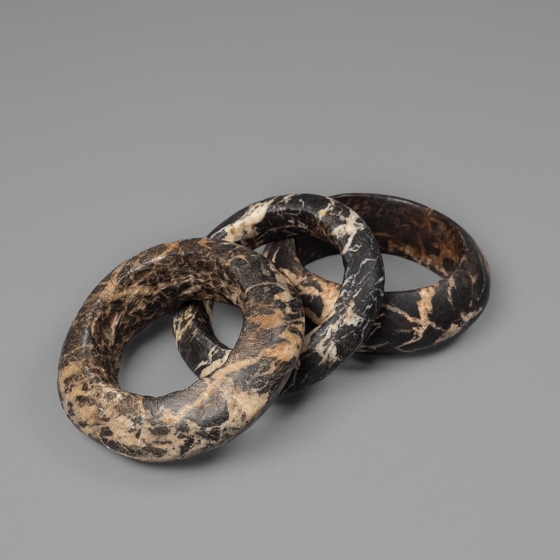 Three stone Dogon bracelets - 5