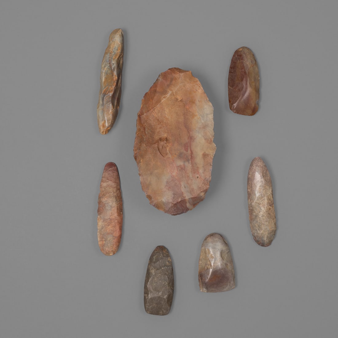 Seven Tilemsi stone tools - 2