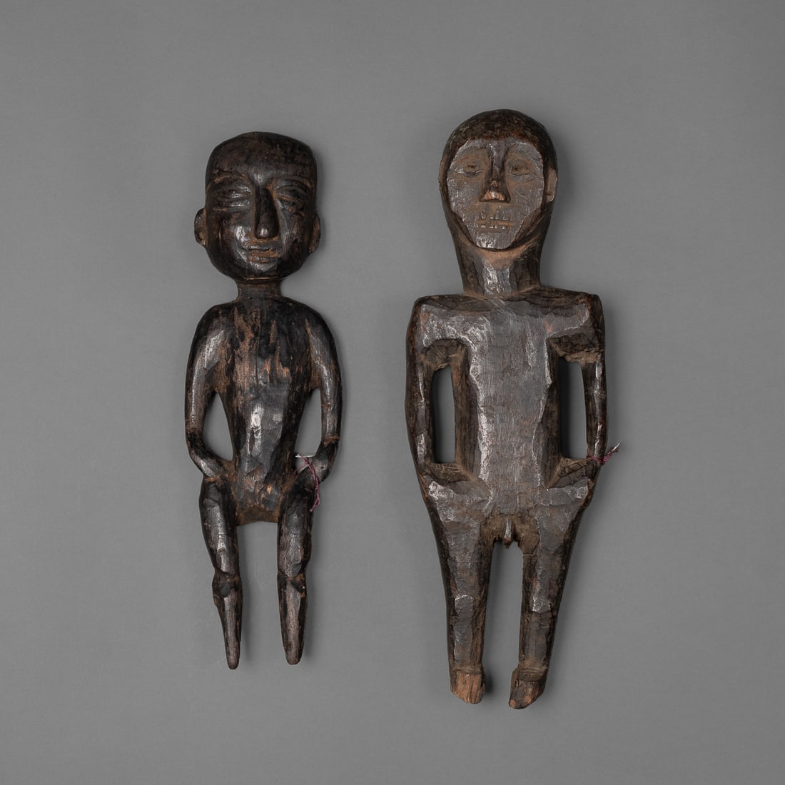 Two Naga wood figures (1 of 2)