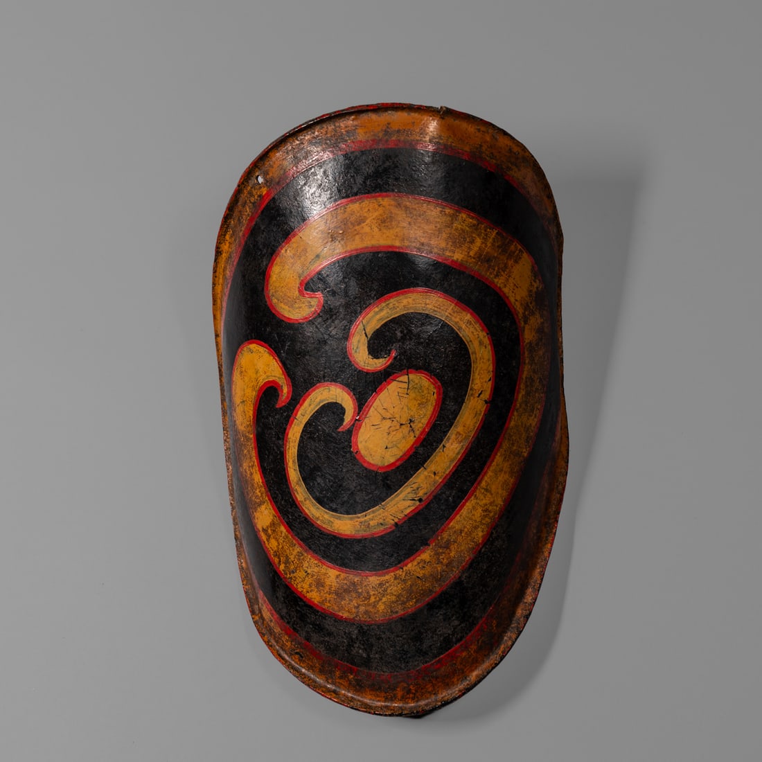 A Yi Nuosu polychrome horse shield (1 of 4)
