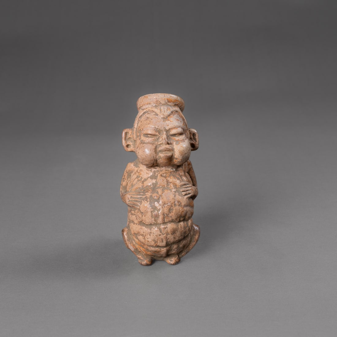 A Pre-Columbian Mayan squash vessel (1 of 5)