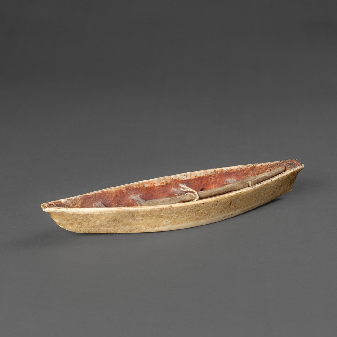 An Eskimo model Umiak (1 of 5)