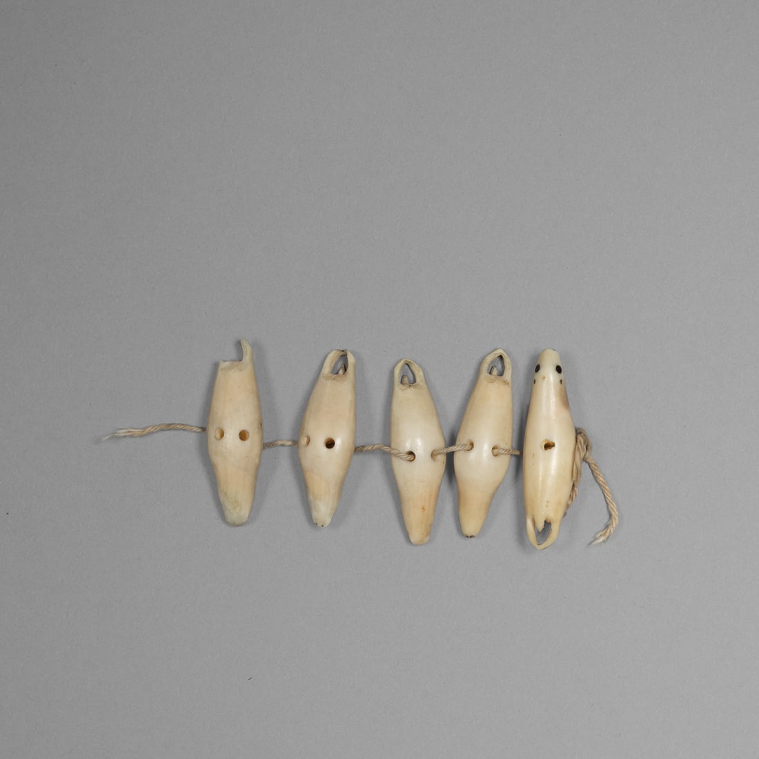 Five Bering Sea Eskimo Toggles - 2