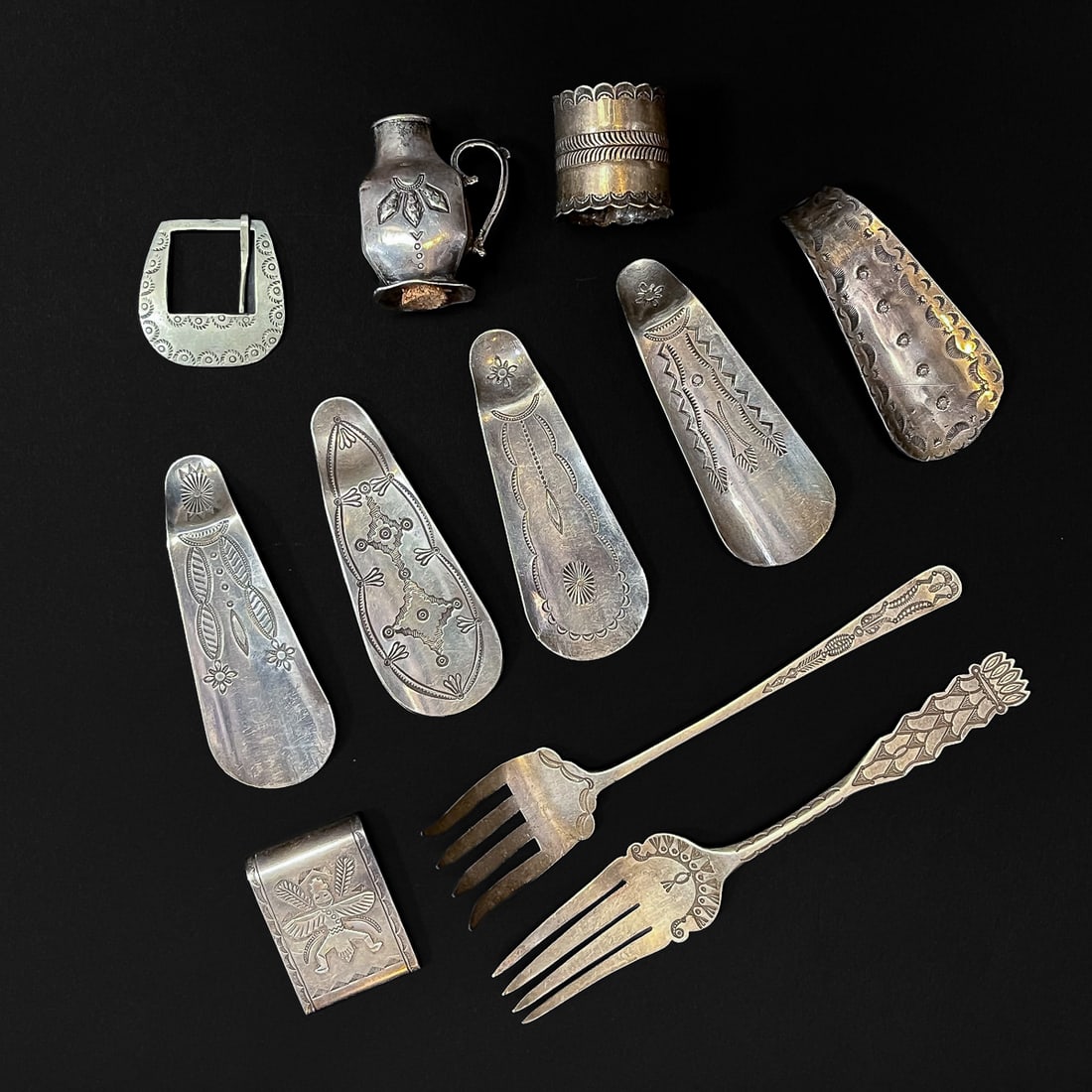 A collection of Navajo silver (1 of 3)