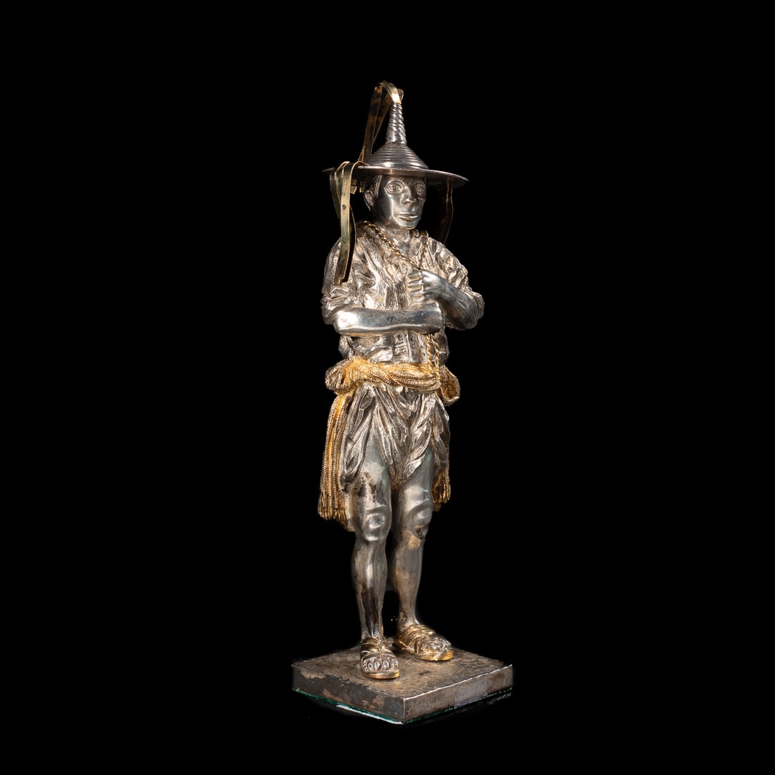 A Tane silver standing figure - 3