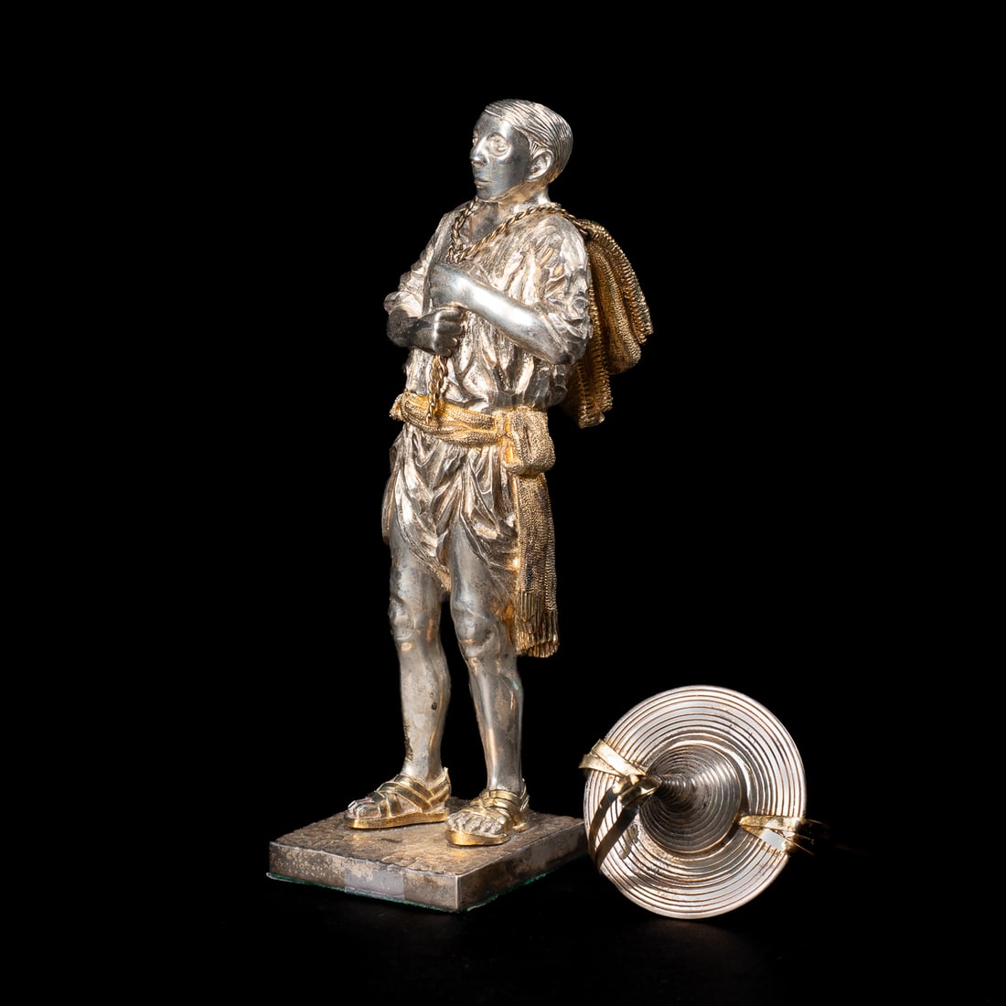 A Tane silver standing figure - 5