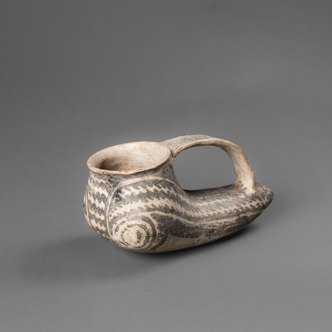 An Anasazi polychrome bird vessel (1 of 6)