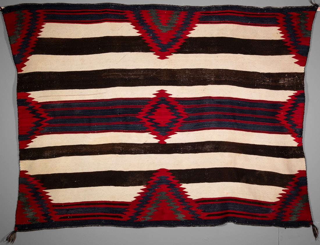 A Diné (Navajo) third phase chief's blanket-style weaving (1 of 5)