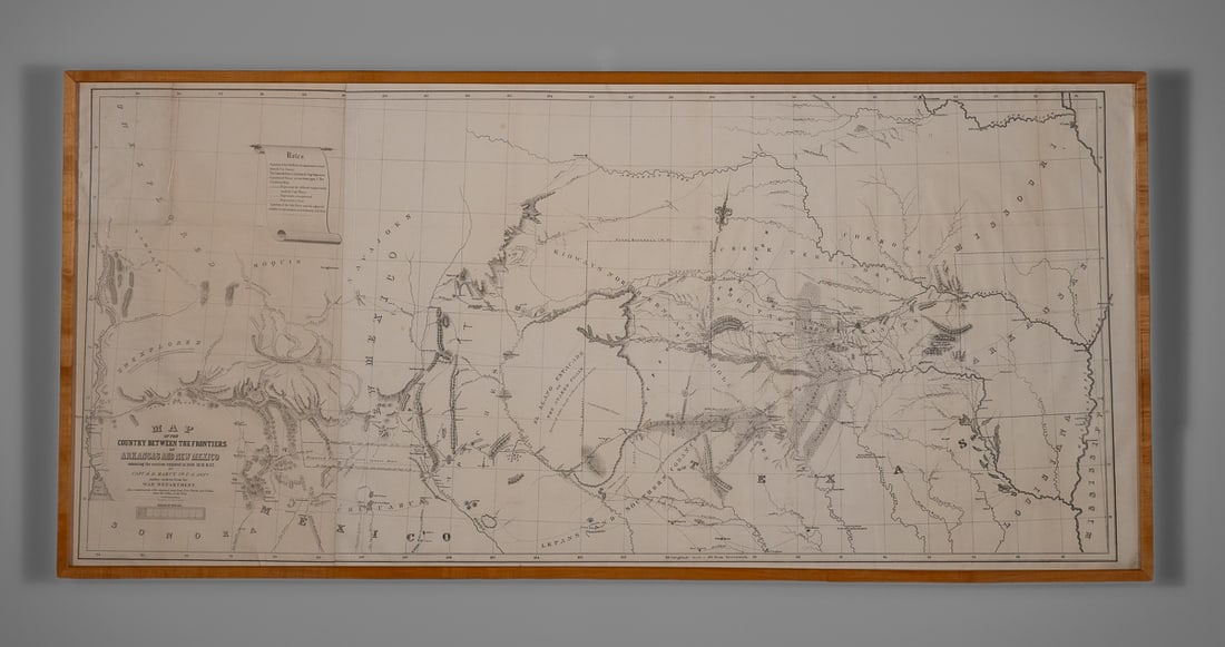 A Capt. Marcy Upper Red River map (1 of 6)