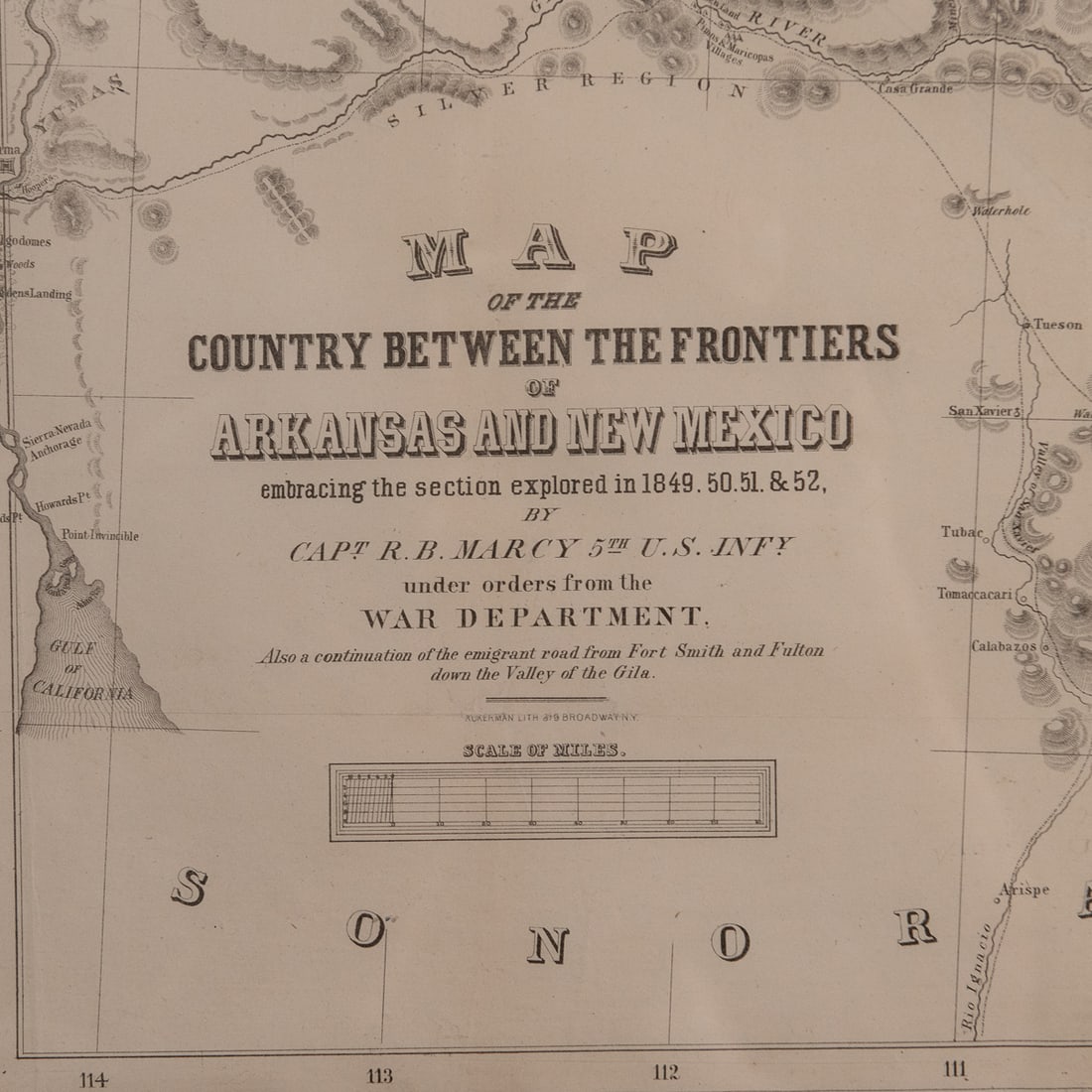A Capt. Marcy Upper Red River map - 2