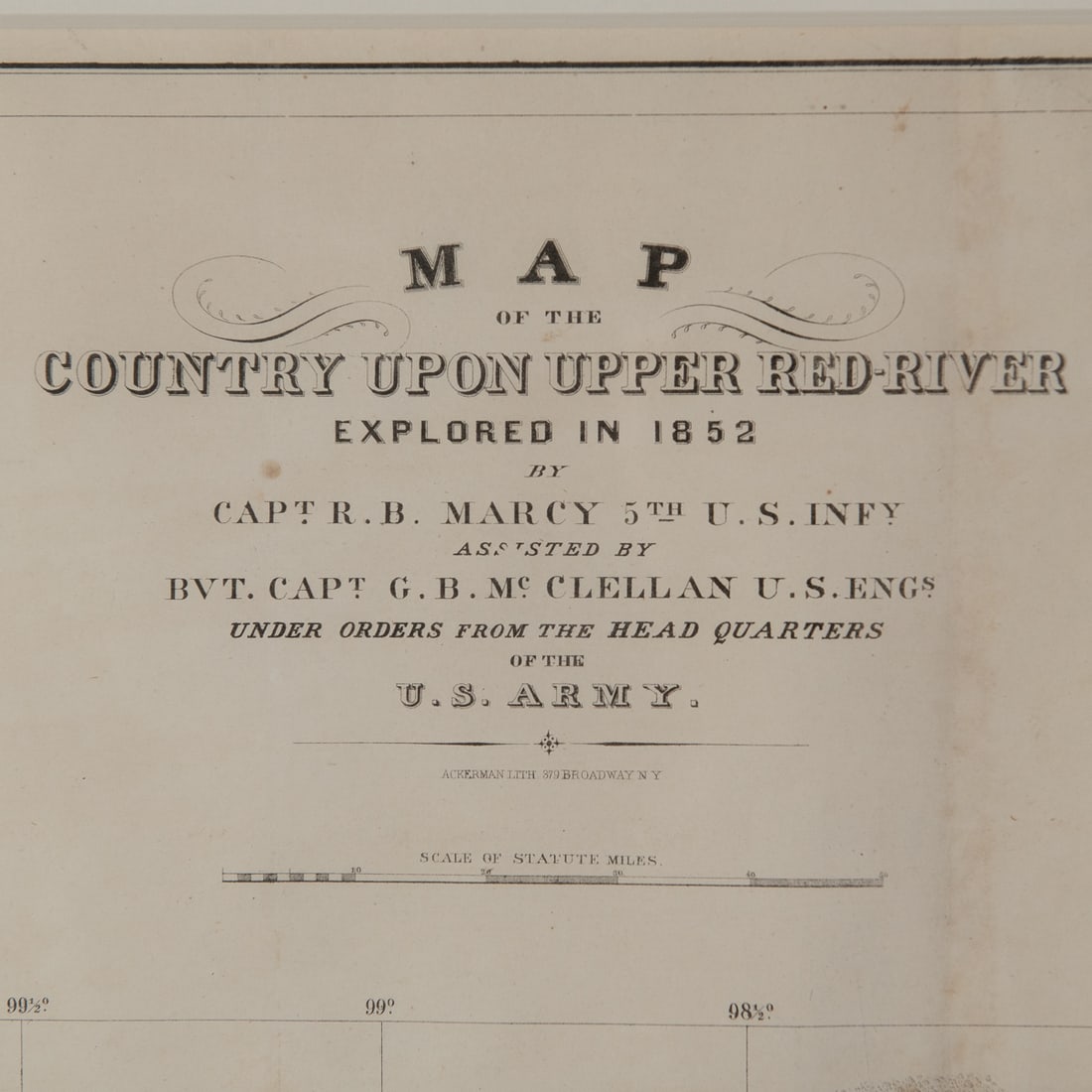 A Capt. Marcy Upper Red River map - 2