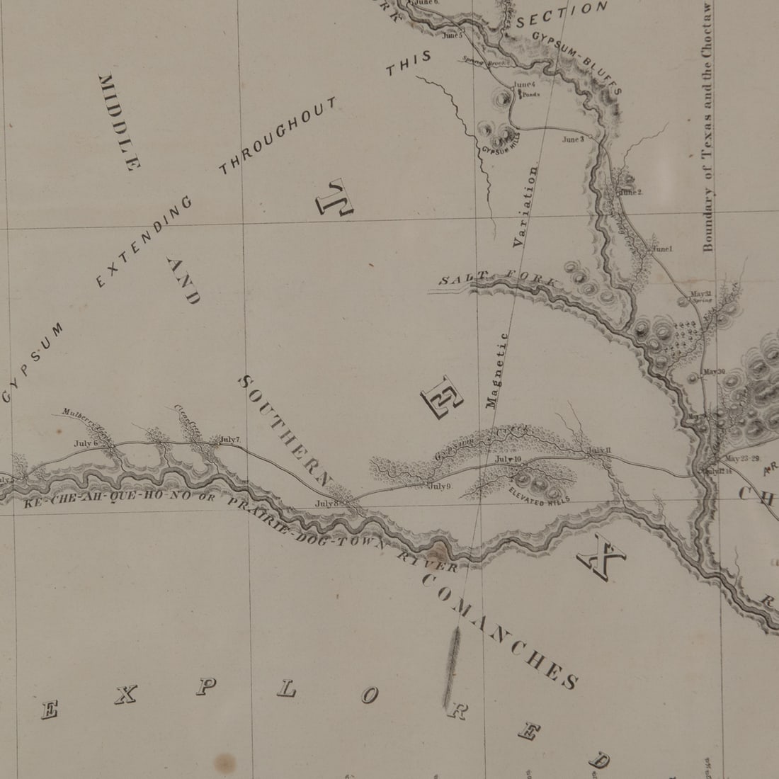 A Capt. Marcy Upper Red River map - 3