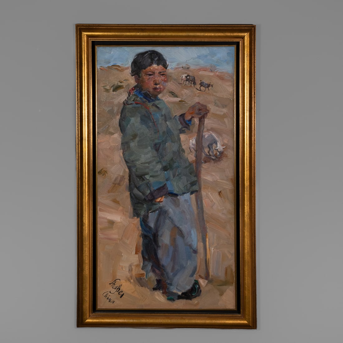 A Roland Strasser oil on canvas (1 of 5)