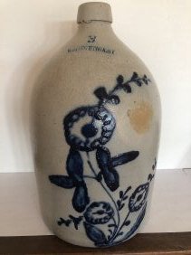 Whites Utica 3 Gal Jug w Floral Design (1 of 8)