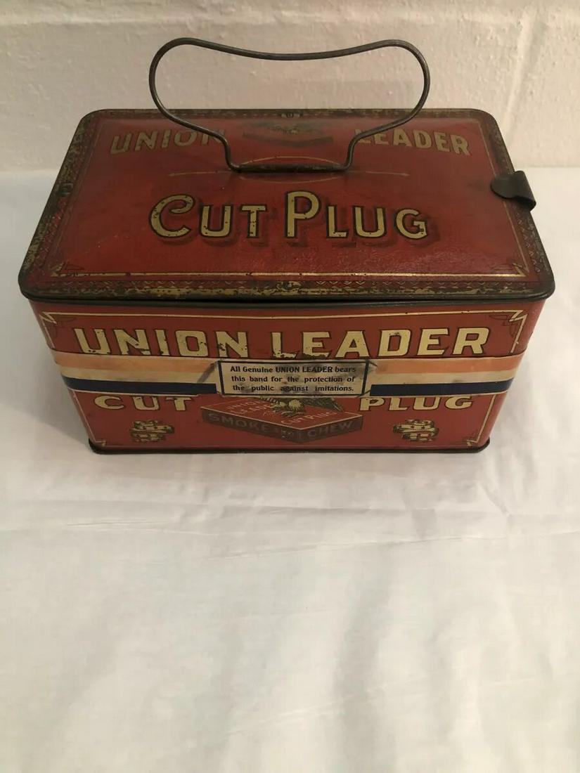 Union Leader Cut Plug Tobacco Tin (1 of 4)