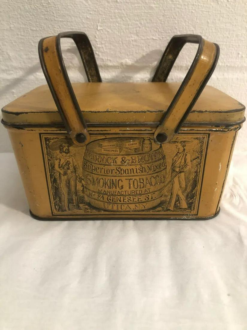 Havanna Cubian Warnick & Brown Smoking Tobacco, Utica: 5x8" 4" tall