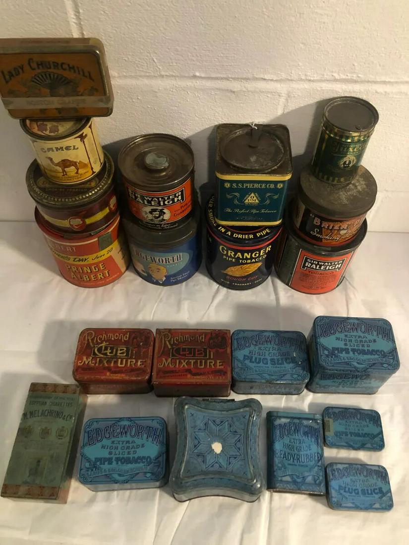 Assortment of Pipe Tobacco Tins (1 of 5)