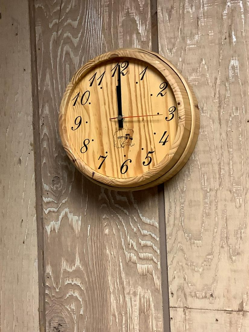 Wood Clock: Wood clock