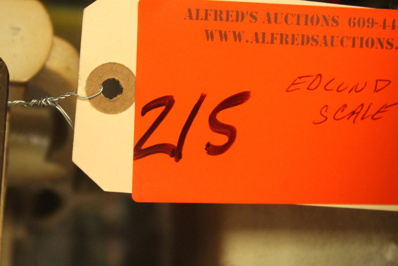 Balance Scale: Edlund single beam balance scale.