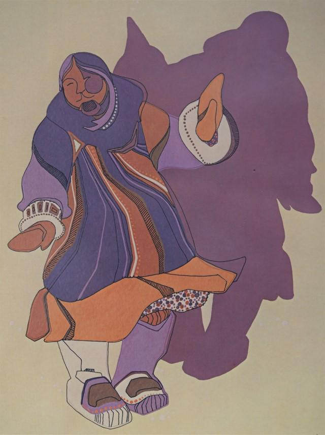 Susan Pennewell Ellis signed and numbered print: Susan Pennewell Ellis signed and numbered print, "Dancer" 517/550, print size 12.5" x 15.5" shrinkwrapped (P 36)